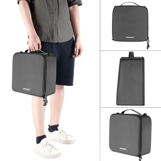 Neewer SOFT PADDED CAMERA EQUIPMENT STORAGE CARRYING CASE（BLACK）